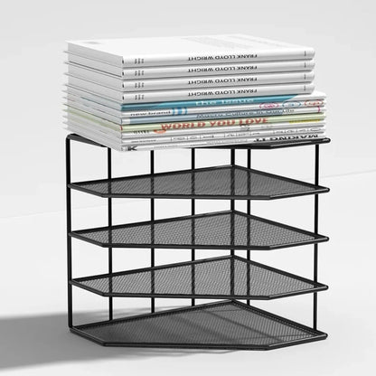 Metall-Aktenhalter Büro Tischregal – Stehender Dokumenten-Organizer