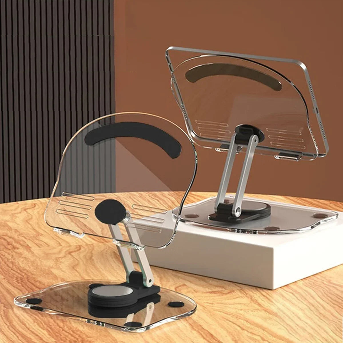 360° Drehbarer Transparenter Tablet-Ständer