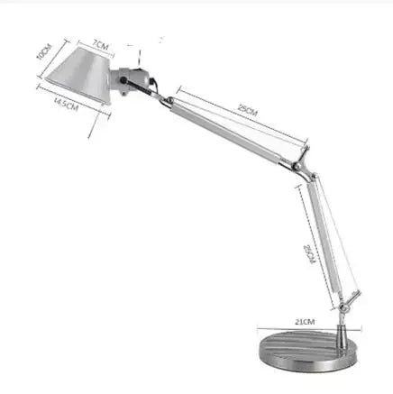 Moderne LED Stehlampe mit langem Arm