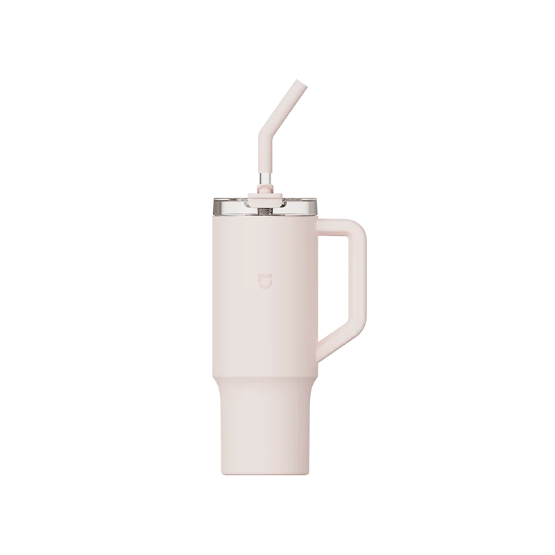 Xiaomi Strohbecher 1L – Hochkapazitiver Isolierbecher aus 316L Edelstahl mit Strohhalm