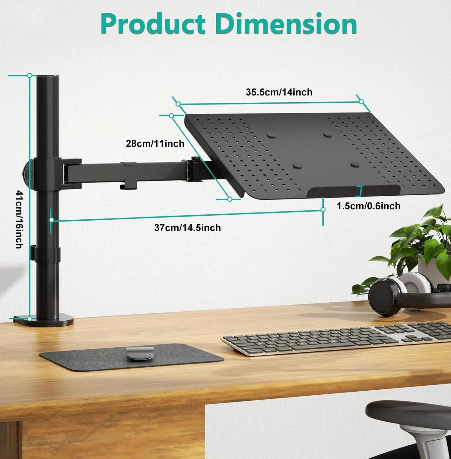 Laptop Stand mit 360° Drehung & Kühlsystem