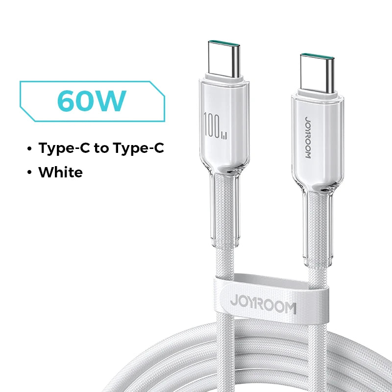 Joyroom USB-C auf USB-C Kabel – PD 100W Schnellladekabel