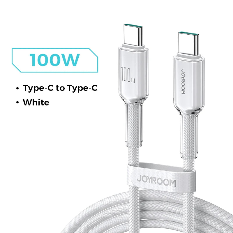 Joyroom USB-C auf USB-C Kabel – PD 100W Schnellladekabel