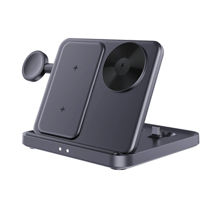 3-in-1 Wireless Charger für Samsung Galaxy Smartphone, Watch & Buds – kabellos, schnellladend, kompakt und ideal für Büro, Zuhause oder Reisen.