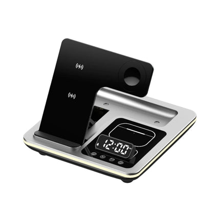 5-in-1 Kabellose Schnellladestation mit Warmlicht für Apple AirPods, iWatch & iPhone