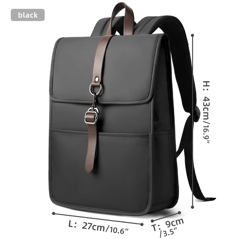 Heroic Knight Herren-Rucksack 15,6 Zoll – Anti-Diebstahl Business Laptop-Rucksack mit USB-Anschluss