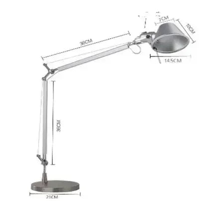 Moderne LED Stehlampe mit langem Arm