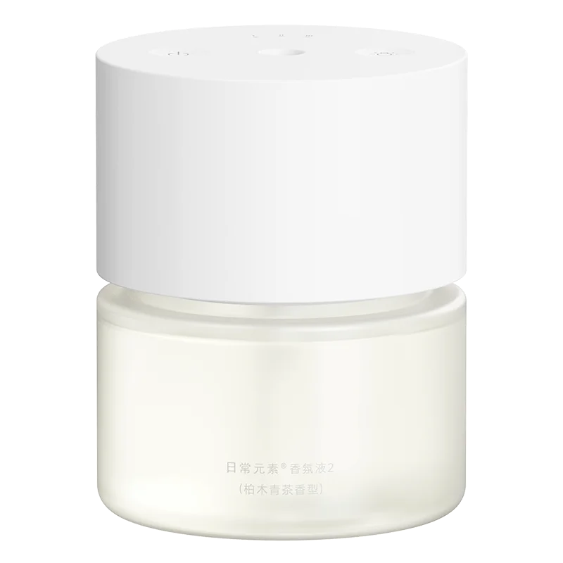 MIJIA Smart Scent Diffuser 2 für Zuhause, Büro oder Schlafzimmer. Mit zwei exklusiven Düften (Wood Tea & Lychee), 3 Duftintensitäten, pflanzenbasierten ätherischen Ölen, leisen Betrieb, stimmungsvoller Ambient-Beleuchtung und extra langer Akkulaufzeit bis zu 60 Tagen. Elegant, smart und entspannend.
