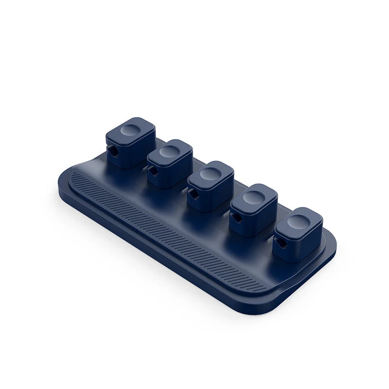 5er-Set Magnetische Kabelclips – Kabelhalter für Schreibtisch, Wand, Büro & Auto