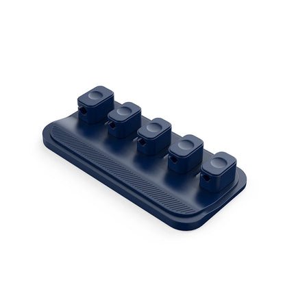 5er-Set Magnetische Kabelclips – Kabelhalter für Schreibtisch, Wand, Büro & Auto