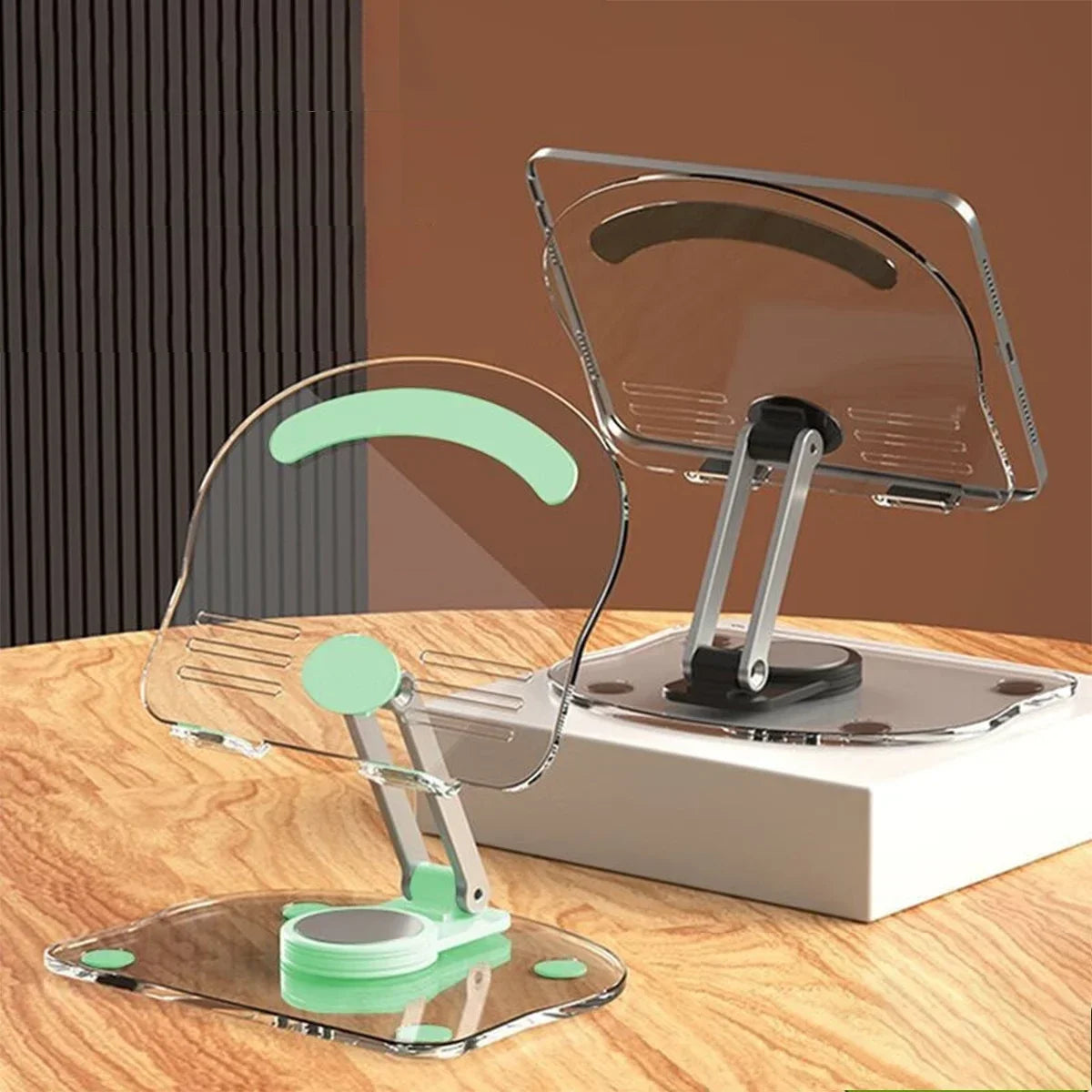 360° Drehbarer Transparenter Tablet-Ständer