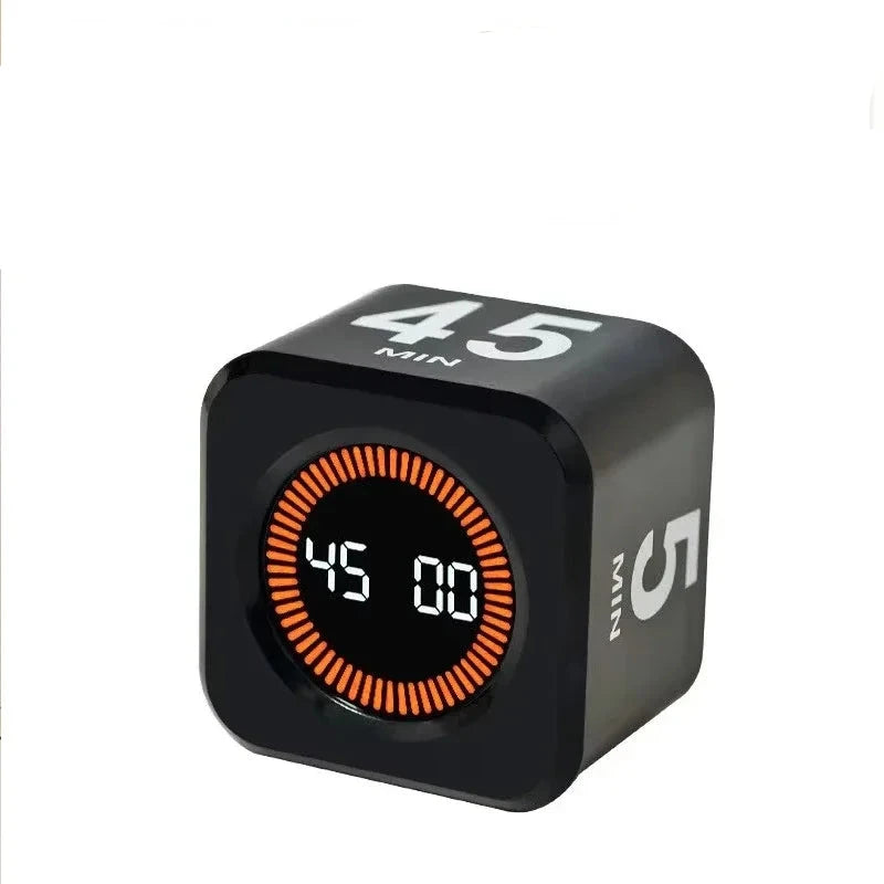 Smarter Cube Timer – mehr Fokus und Struktur im Home Office
Mit diesem praktischen Cube Timer organisierst du deine Arbeitszeit ganz einfach. Durch Drehen startest du sofort voreingestellte Zeiten wie 5, 10 oder 25 Minuten – perfekt für produktives Arbeiten und effektives Zeitmanagement. Ideal für Home Office, Lernen und konzentrierte Work Sessions.