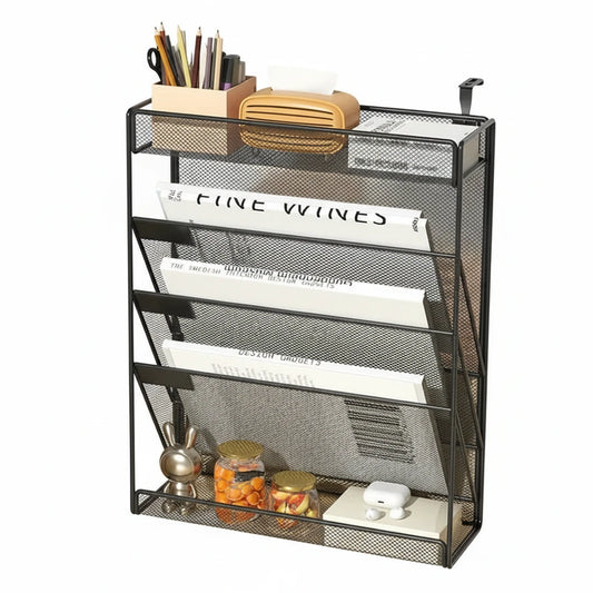 Metall Dokumenten-Organizer – für Schreibtisch & Wandmontage