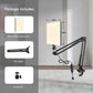 LED Ringlicht mit Scherenarm für Streaming & Video-Calls – Einstellbare Helligkeit und Farbtemperatur für professionelle Beleuchtung bei Zoom-Meetings, Content Creation, Make-up oder Fotografie. Platzsparende Schreibtischklemme und USB-Betrieb für flexibles Arbeiten.