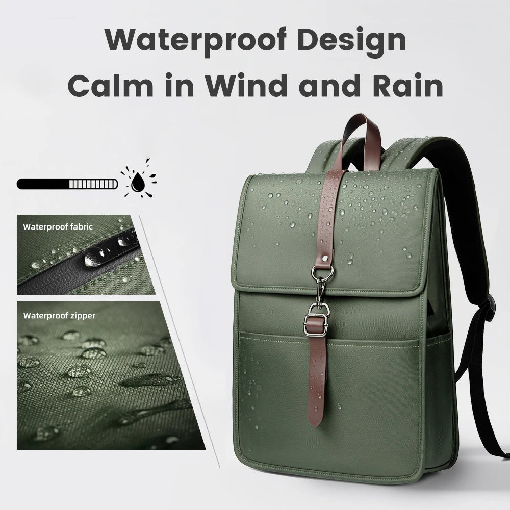 Heroic Knight Herren-Rucksack 15,6 Zoll – Anti-Diebstahl Business Laptop-Rucksack mit USB-Anschluss