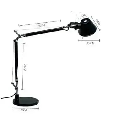 Moderne LED Stehlampe mit langem Arm