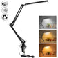 LED Schreibtischlampe mit Klemme & USB-Anschluss – Flexible, flimmerfreie Arbeitsplatzlampe mit 3 Lichtmodi und 10 Helligkeitsstufen. 360° drehbar, platzsparend befestigt und ideal für Homeoffice, Lesen, Nähen oder präzises Arbeiten am Schreibtisch.