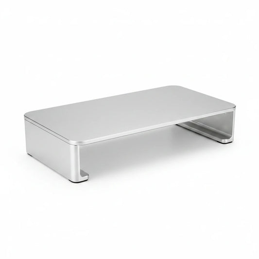 ORICO KCS1 Monitorständer aus Aluminium für eine ergonomische Bildschirmhöhe und einen aufgeräumten Arbeitsplatz. Hebt Laptop oder Monitor auf Augenhöhe, entlastet Nacken und Rücken und schafft zusätzlichen Stauraum unter dem Ständer. Integriertes Kabelmanagement sorgt für Ordnung, das minimalistische Aluminium-Design passt perfekt ins Homeoffice oder Büro und ist kompatibel mit MacBook, Lenovo, Dell und weiteren Geräten.