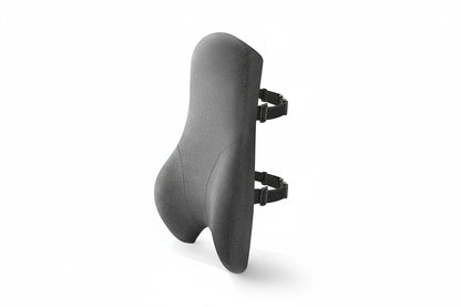 Ergonomisches Lendenstützkissen für Bürostühle, Sessel oder Relaxstühle. Unterstützt die Wirbelsäule, verbessert die Sitzhaltung und sorgt dank atmungsaktivem, abnehmbarem Bezug für komfortables, hygienisches Sitzen