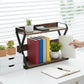  2-stöckiger Tisch-Organizer für mehr Ordnung und zusätzlichen Stauraum auf dem Schreibtisch im Büro oder Homeoffice. Die stabile Kombination aus Carbonstahl und MDF bietet Platz für Drucker, Dokumente, Bücher und Zubehör, während das offene Design schnellen Zugriff ermöglicht. Platzsparend, langlebig und ideal für einen strukturierten, funktionalen Arbeitsplatz.