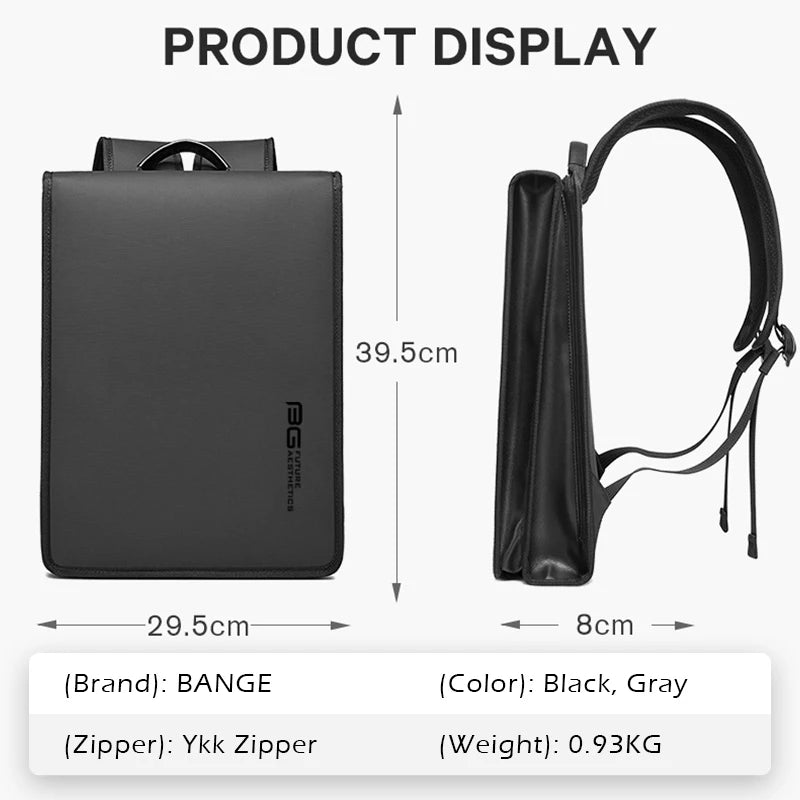 BANGE Rucksack für Herren – Wasserdicht, für 14,1 Zoll Laptops
