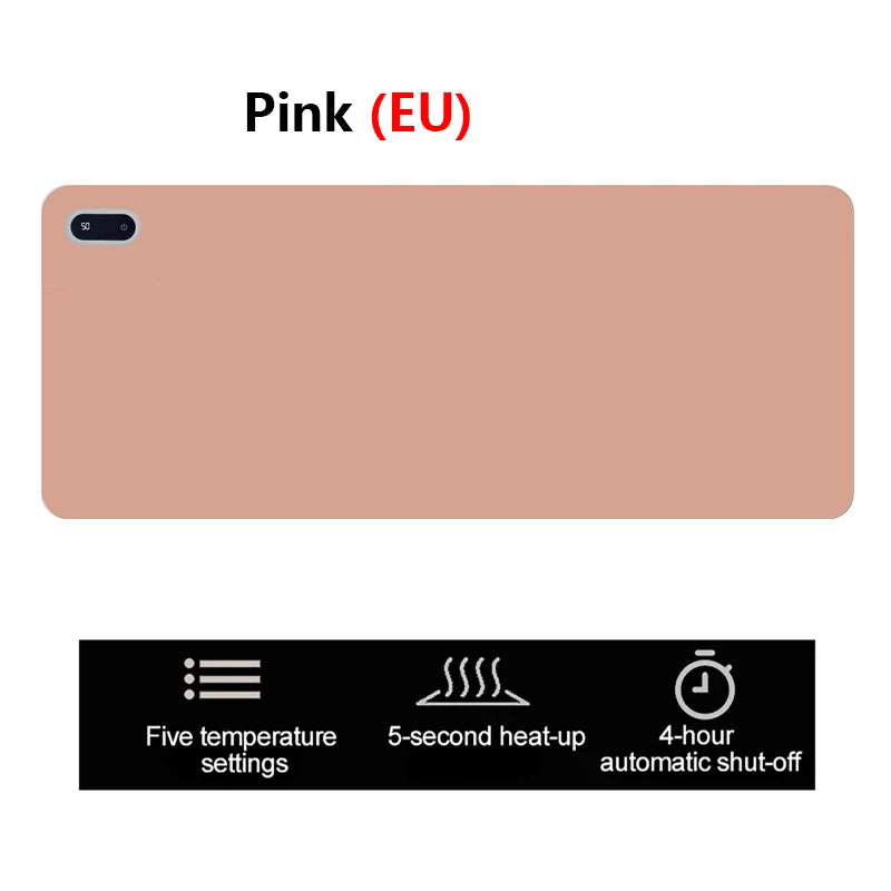 Beheiztes Mauspad mit Touch-Steuerung und Fünf Temperaturstufen