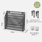 5-Tier Dokumentenorganizer aus stabilem Metall-Mesh für Büro und Homeoffice. Platzsparende Briefablage mit vertikalem Design für strukturierte Aufbewahrung von Dokumenten, Ordnern und Unterlagen – freistehend oder zur Wandmontage geeignet.