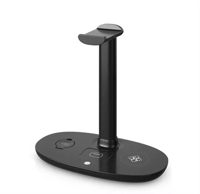 Integrierte Ladestation für Apple Watch für deinen smarten Arbeitsplatz | Smarter Home Office schwarz