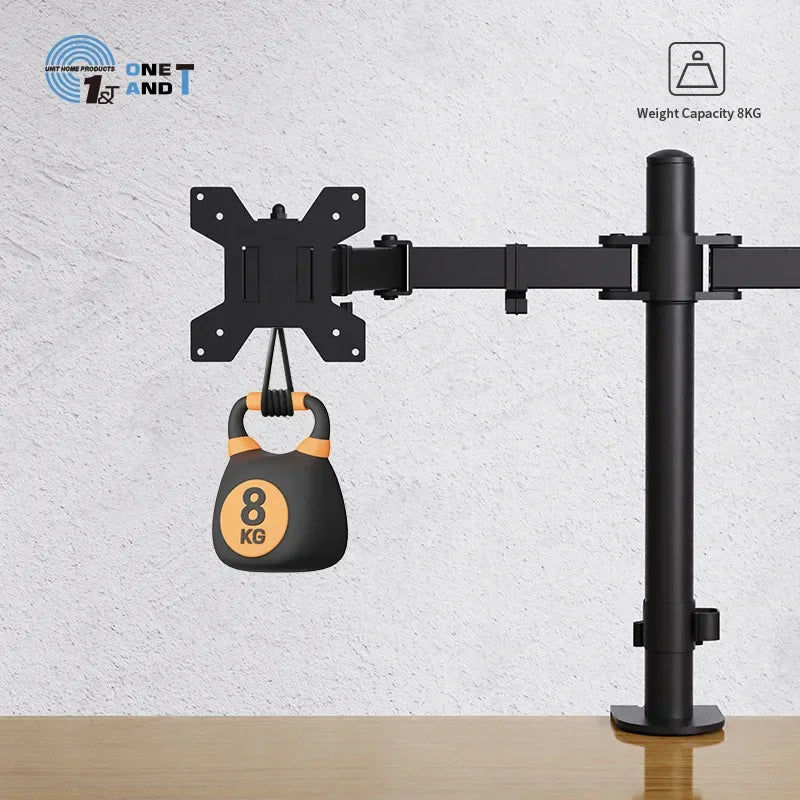 Double Screen Monitor Stand für Homeoffice & Büro – Höhenverstellbare Doppel-Monitorhalterung mit freistehendem, stabilem Design für zwei Bildschirme. Ergonomisch, flexibel rotierbar und ideal für produktives Multitasking, Gaming oder professionelles Arbeiten am Schreibtisch.