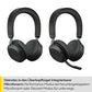 Jabra Evolve2 75 Wireless PC Headset mit Ladedock, 8-Mikro-Technologie, mit moderner aktiver Geräuschunterdrückung