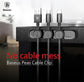 Innovative magnetische Kabelhalter Clips (3 Stk) - Smarter Home Office - Smartes Arbeiten im Home Office und Unterwegs