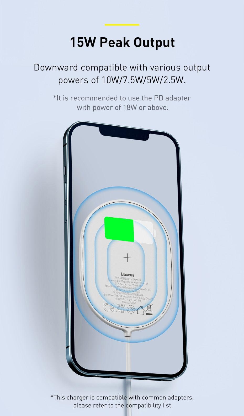 Drahtloses magnetisches Ladegerät mit Qi-Standard, für z.B. MagSafe Apple iPhone 12/13 Pro Max - Smarter Home Office - Smartes Arbeiten im Home Office und Unterwegs