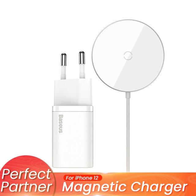 Magsafe Drahtloses Schnell-Ladegerät für iPhone 12/13 Pro / Max (15W) - Smarter Home Office - Smartes Arbeiten im Home Office und Unterwegs