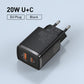 Schnell-Ladegerät 20W mit 2 Ports USB A + Type C - Smarter Home Office - Smartes Arbeiten im Home Office und Unterwegs